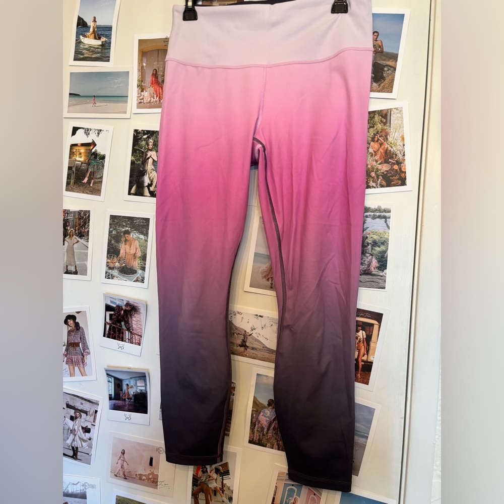 Athleta Pink and Purple Leggings
